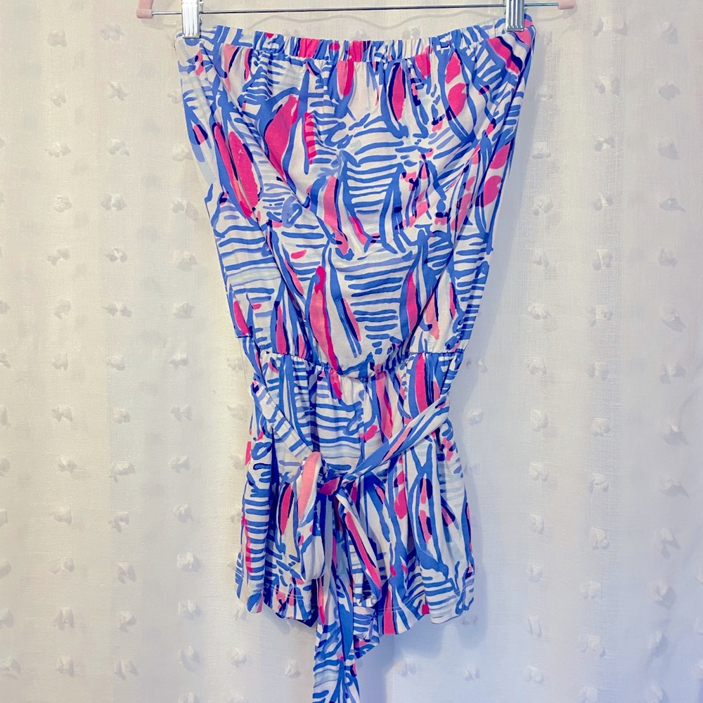 Lilly Pulitzer strapless romper